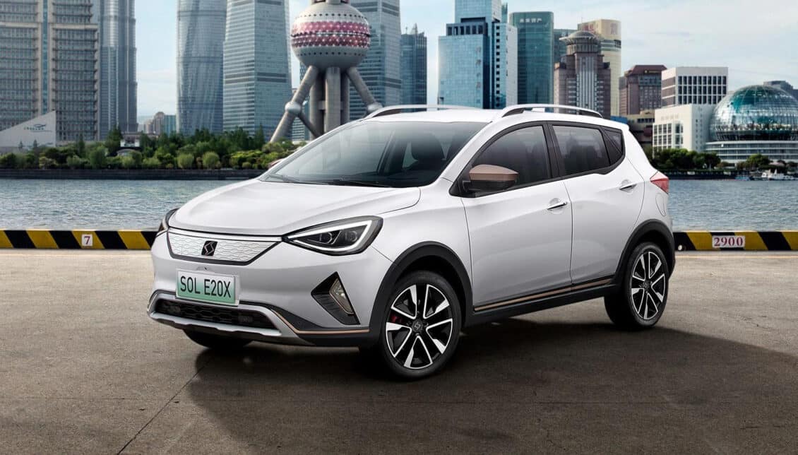 Aquí está el SOL E20X, el eléctrico de «SEAT» para China