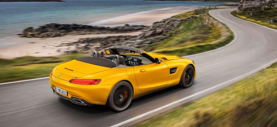 Mercedes-AMG GT S Roadster: 522 CV para disfrutar con la melena al viento