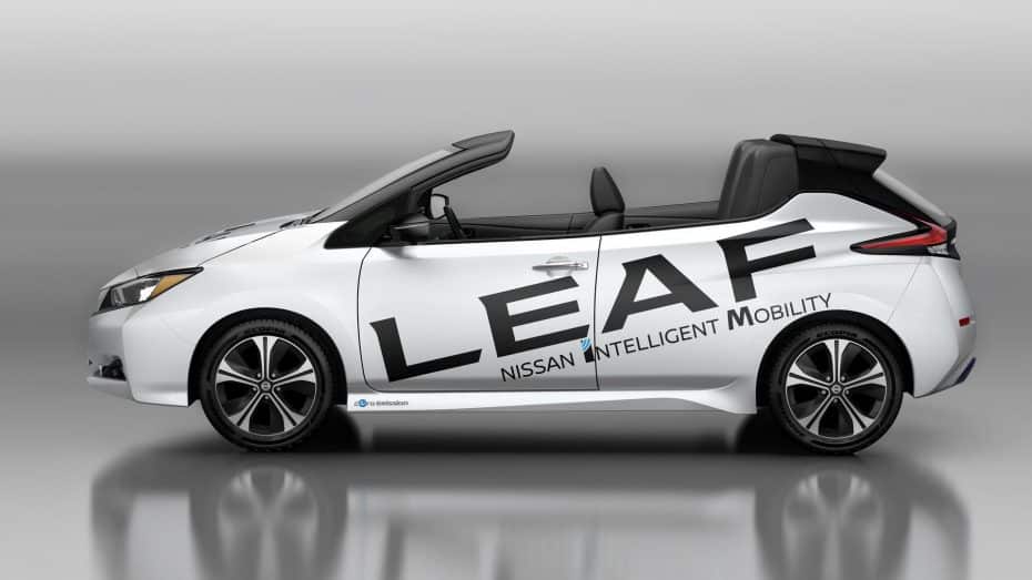 Nissan Leaf Open Car: ¿Alguna vez te planteaste tener un eléctrico con techo tipo Targa?