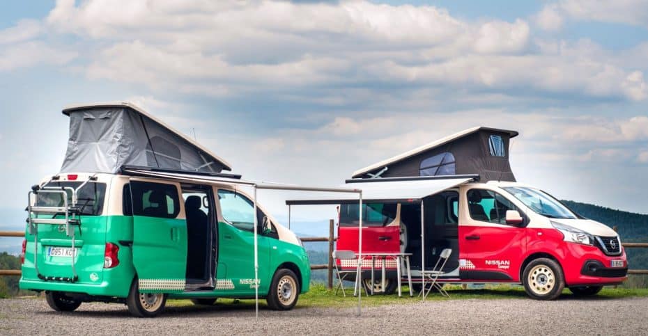 Nissan presenta las NV200 y NV300 en versión camper