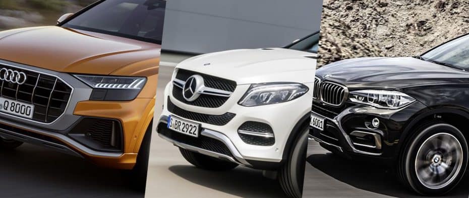 Comparativa visual: Juzga tú mismo cuánto se parecen el nuevo Audi Q8, BMW X6 y Mercedes GLE Coupé