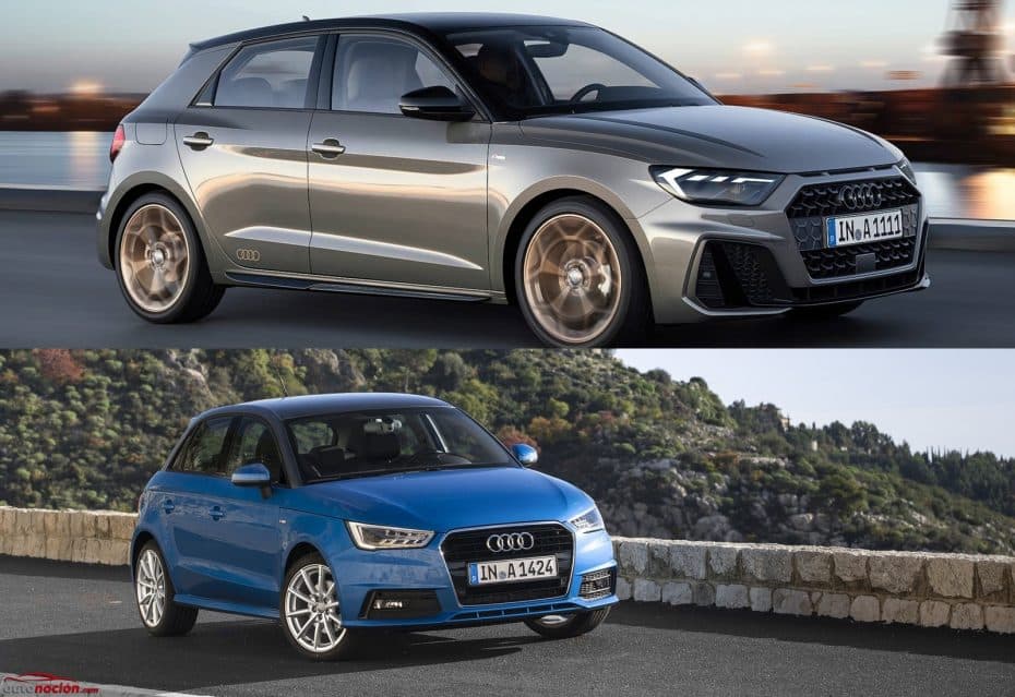 Comparación visual Audi A1: Juzga tú mismo cuánto ha cambiado el pequeño de la familia