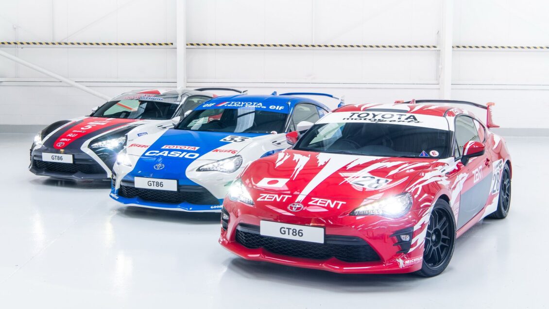 Toyota celebra su historia en las 24 Horas de Le Mans con tres GT86 muy ‘racing’