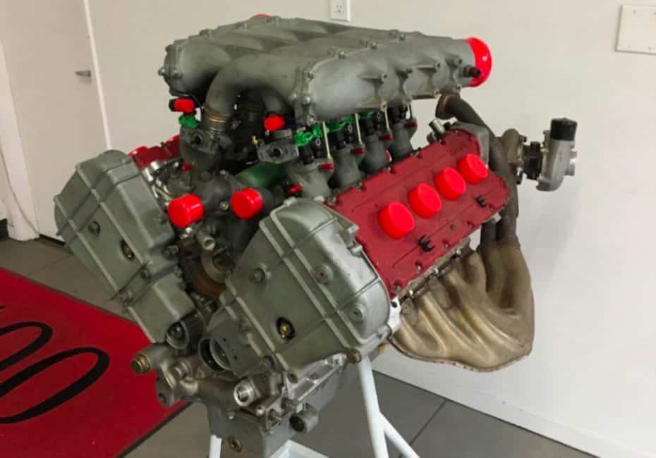 A la venta este motor de un Ferrari F40, una pieza de coleccionista ideal para tu salón