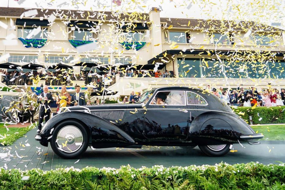 Esta preciosa joya de 1937 es la ganadora del Concurso de Elegancia de Pebble Beach 2018