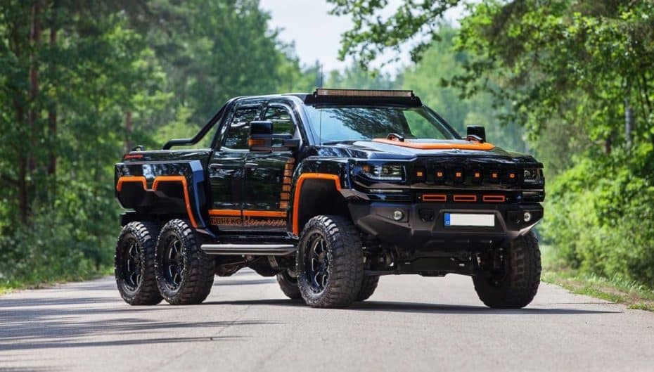 El Bureko 6X6 es un salvaje todoterreno basado en el Chevrolet Silverado y con motor Hennessey