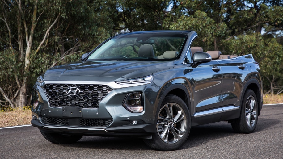 ¿Un Hyundai Santa Fe descapotable? Este one-off tan singular es para toda la familia