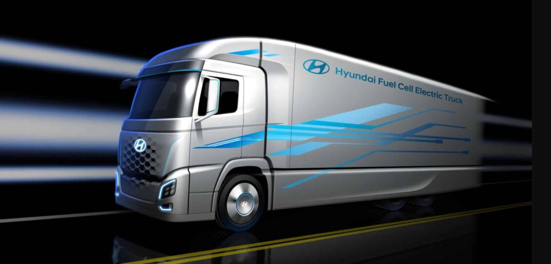 Así es el camión eléctrico con pila de combustible de Hyundai