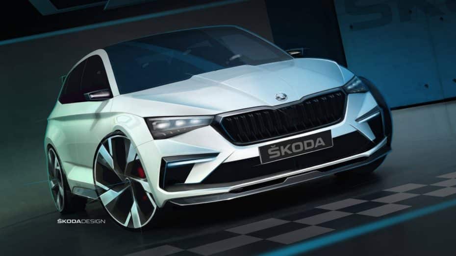 El Škoda Vision RS va tomando forma: Será un híbrido-enchufable muy atractivo con 245 CV