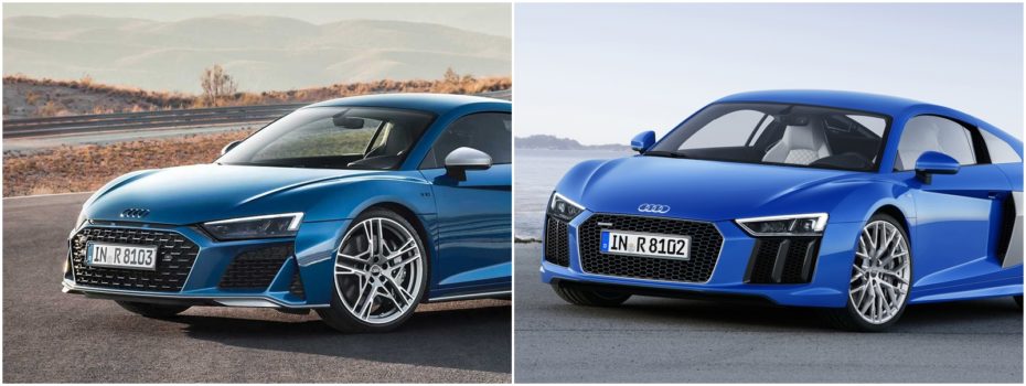 Comparación visual: Juzga tú mismo cuánto ha cambiado el Audi R8 2019