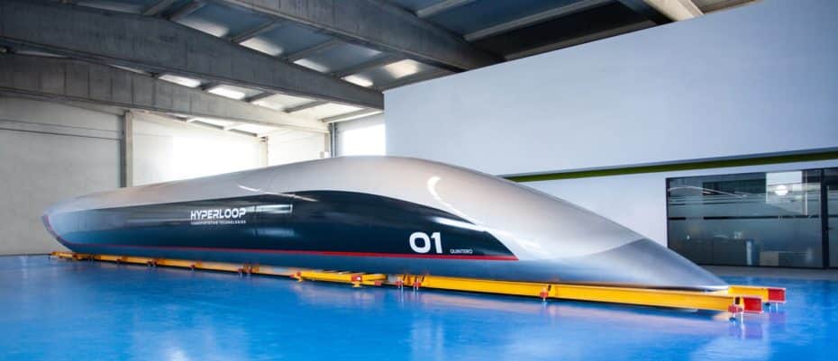 La primera cápsula de pasajeros de Hyperloop Transportation Technologies es española y ya es una realidad