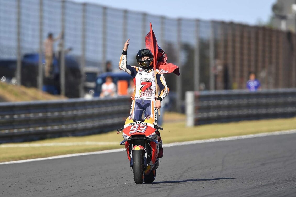 Con tan sólo 25 años, Marc Márquez acaba de lograr su quinto título de MotoGP