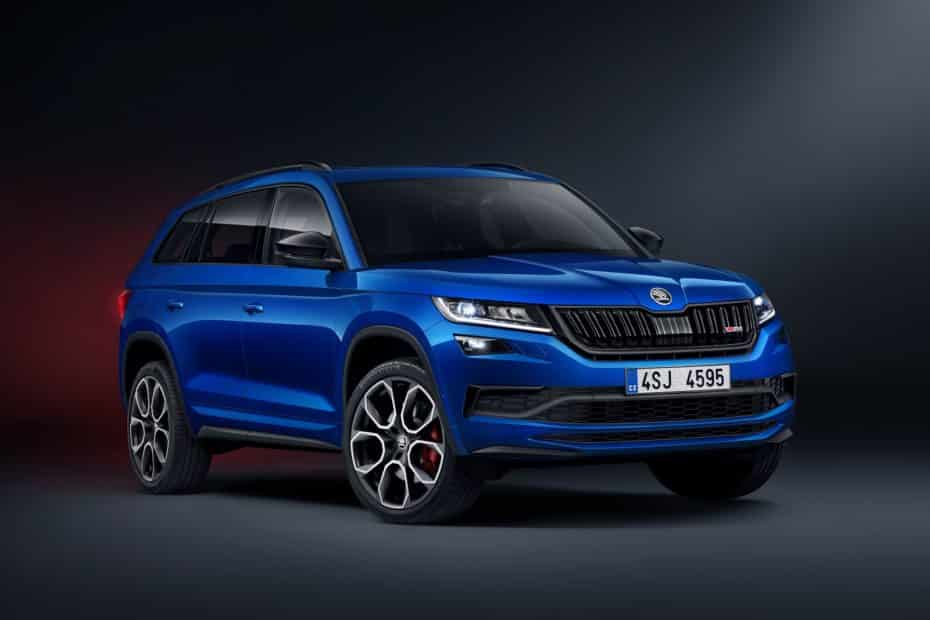 ¡Oficial! El poderoso Škoda Kodiaq RS ofrece 240 CV para toda la familia