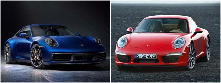 Comparación visual: Juzga tú mismo cuánto ha cambiado el Porsche 911 2019