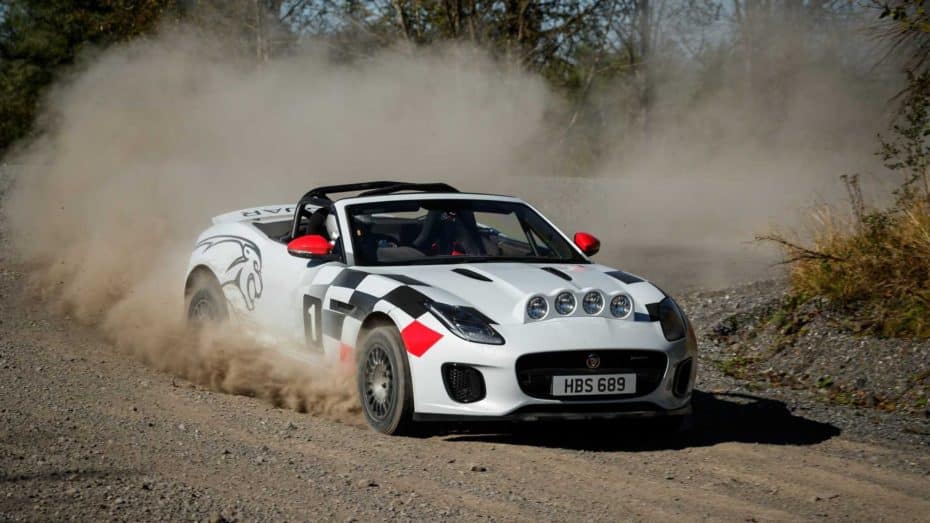 Así es el Jaguar F-Type de rally: Nacido para celebrar 7 décadas de éxitos