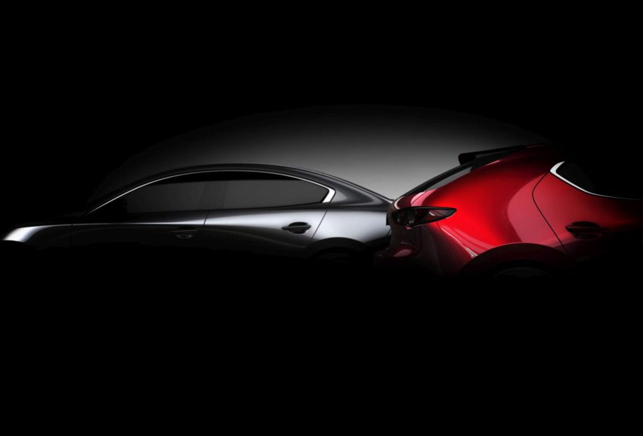 Primera imagen oficial del Mazda3 2019: Lo conoceremos este mes