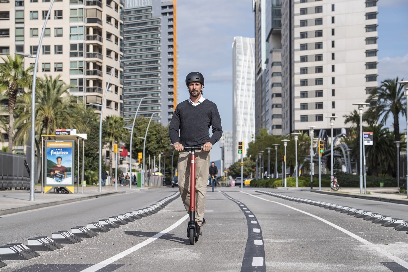 Patinete eléctrico en Barcelona