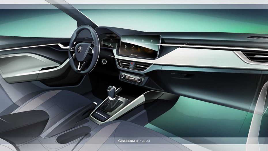 El Škoda Scala 2019 nos muestra su interior: Tecnológico y pionero en el segmento C