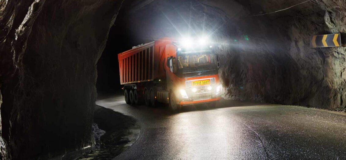 El camión autónomo de Volvo Trucks ultima sus pruebas en una mina de Noruega