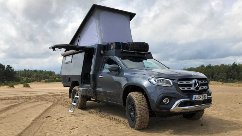 El Mercedes Clase X de Matzker tiene todo lo que necesitas para una escapada de aventura