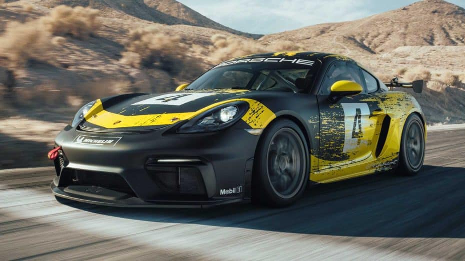 Porsche 718 Cayman GT4 Clubsport 2019: Carrocería de biofibra, 40 CV extra y dos versiones