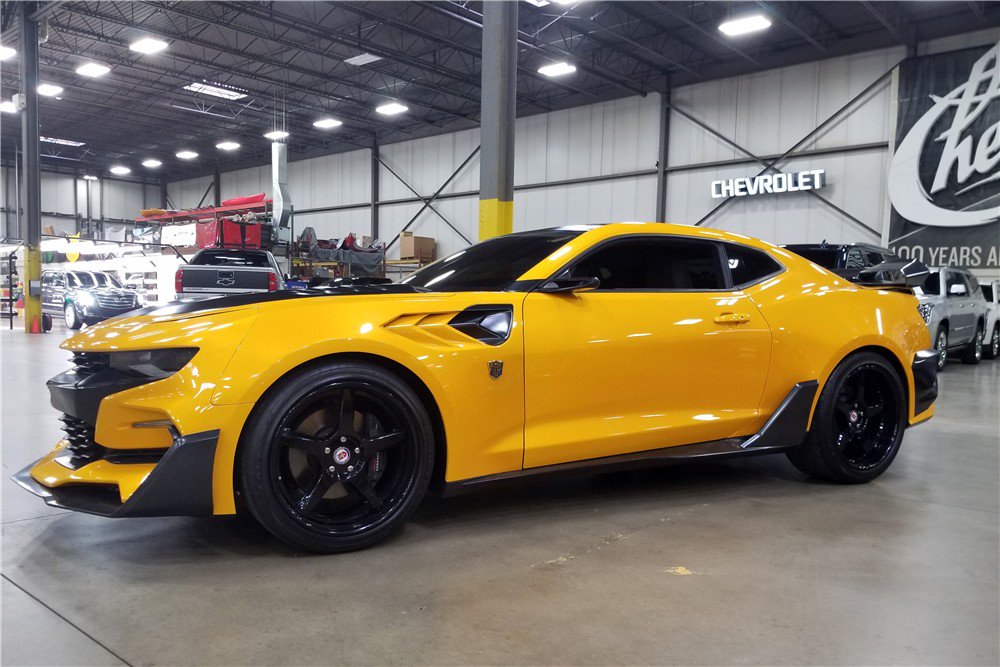 A subasta cuatro Camaro 'Bumblebee' de la saga Transformers