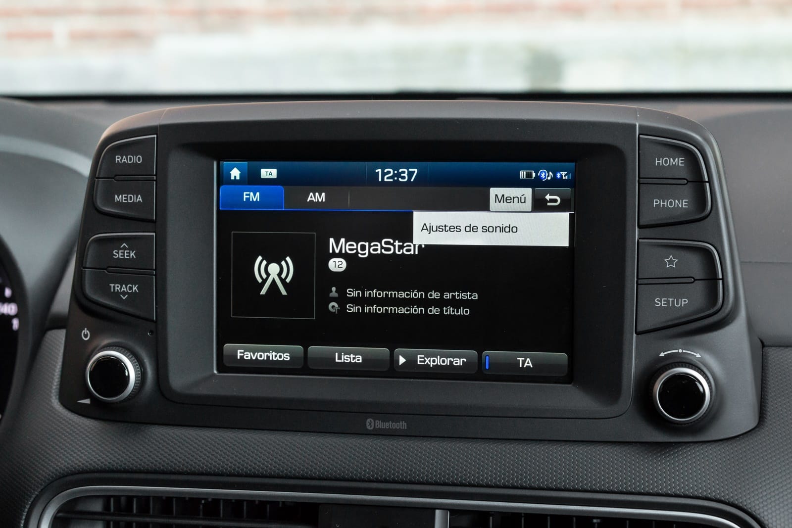 Configuración recomendada para la Radio del Coche