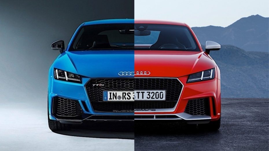 Comparación visual: Juzga tú mismo cuánto ha cambiado el Audi TT RS 2019