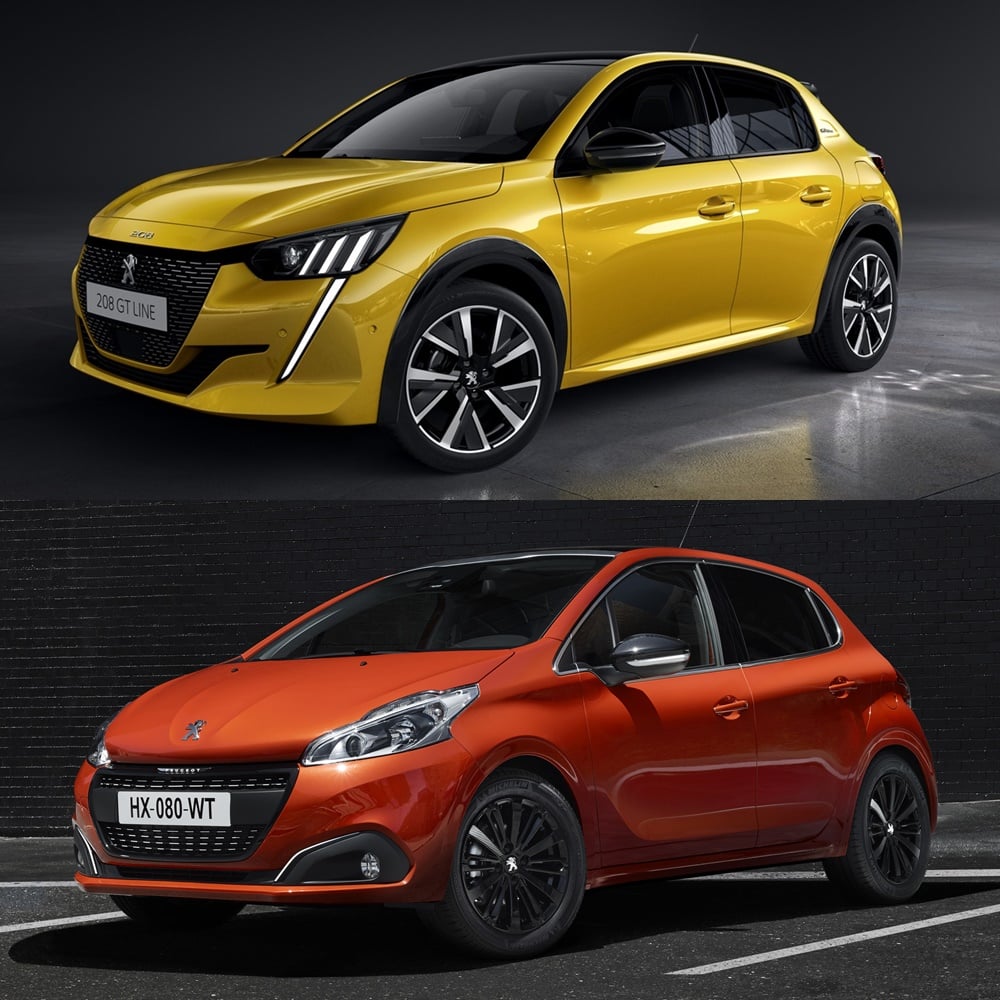 Comparativa visual Peugeot 208 2019 La revolución urbanita