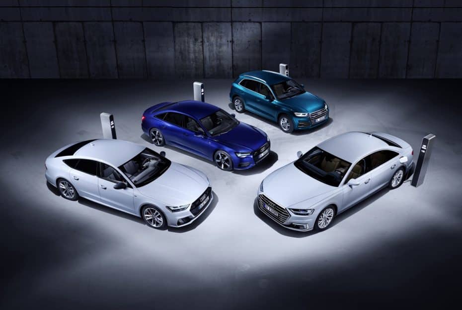 Las mecánicas híbridas-enchufables llegan a los Audi A6, A7 Sportback, A8 y Q5 TFSI e