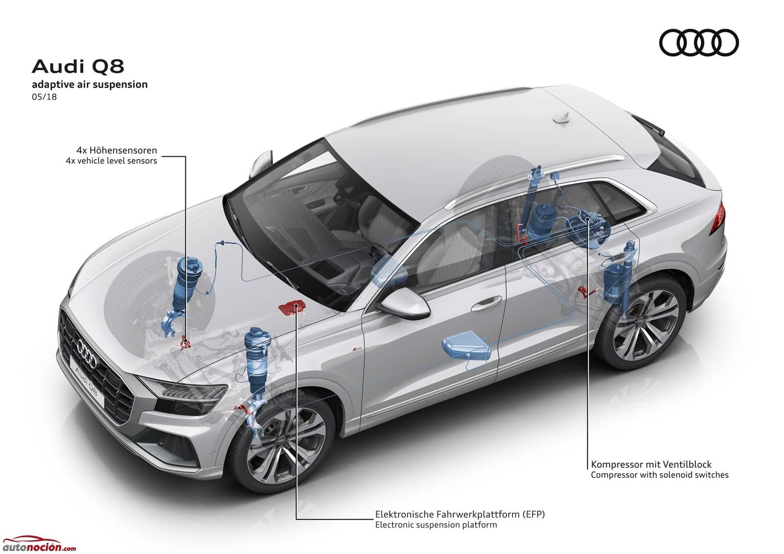 Opinión y prueba Audi Q8 50 TDI diésel 286 CV 2019