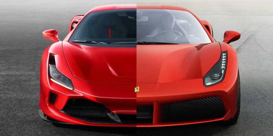 Comparación visual: Juzga tú mismo cuánto ha cambiado el Ferrari F8 Tributo respecto al 488 GTB