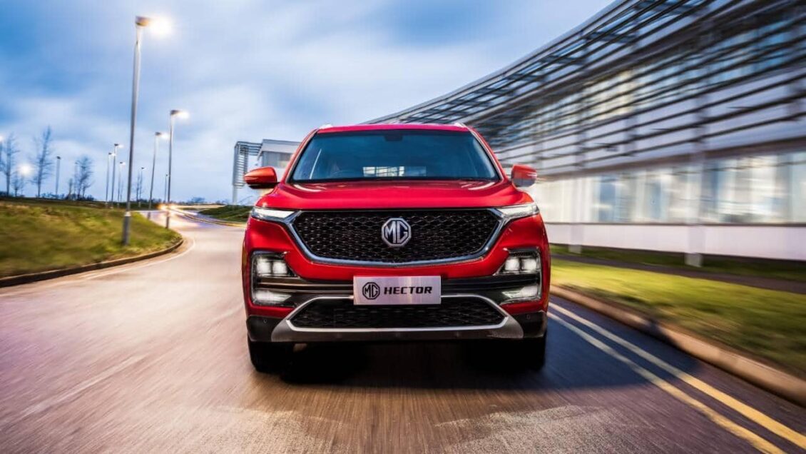Primeras imágenes del MG Hector: Exclusivo para la India
