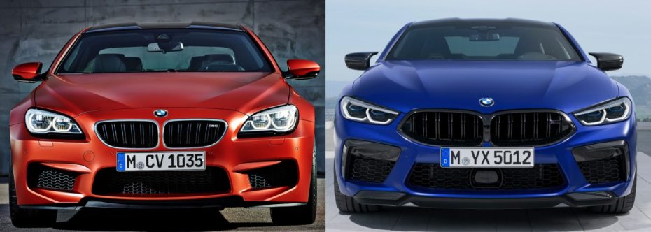 Comparación visual BMW M8 Competition vs. BMW M6 Competition Package: Así ha evolucionado la punta de lanza bávara