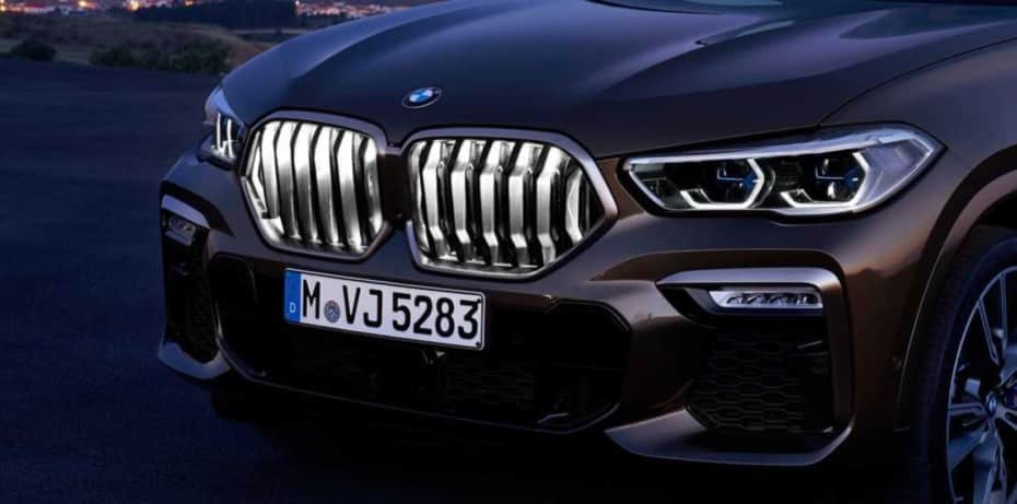 Así es la parrilla de riñones iluminada que estrena el nuevo BMW X6