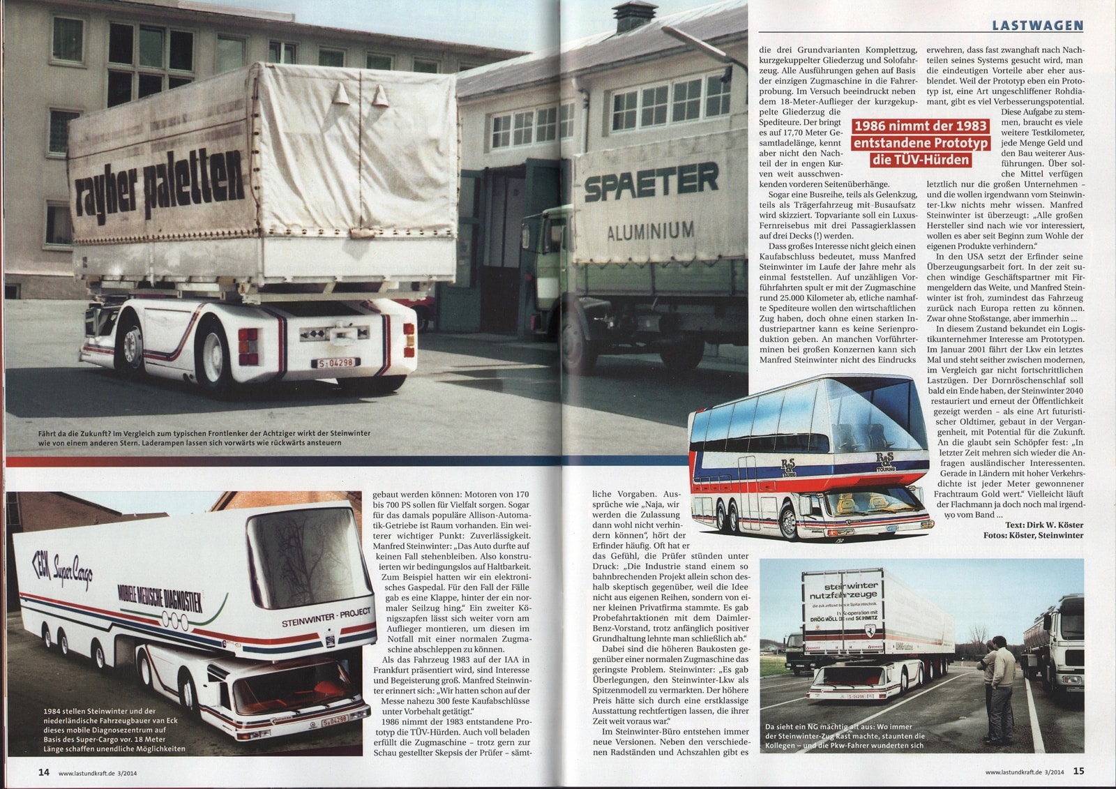 Steinwinter Supercargo 2040 Cab-Under: La historia del camión que murió antes de revolucionar el sector
