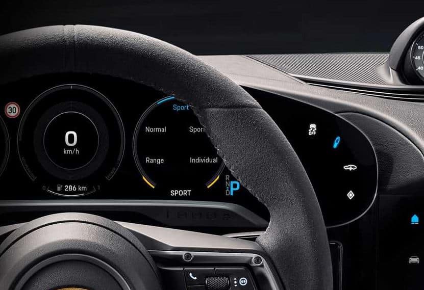 Así es el interior del nuevo Porsche Taycan 2020: Un nuevonce futurista