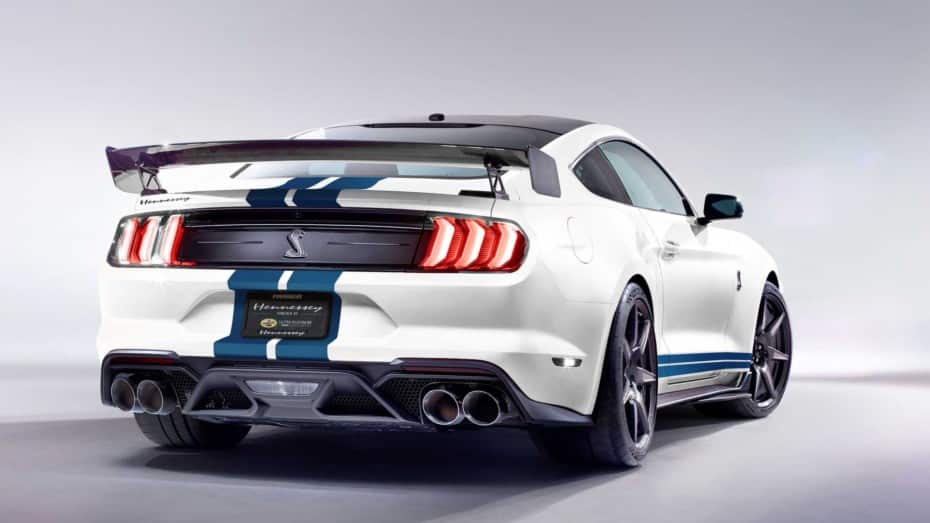 Hennessey lleva al Ford Mustang GT500 2020 hasta las salvajes cifras del Veyron Super Sport