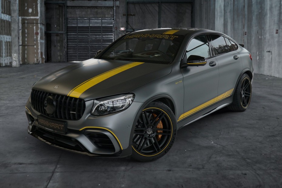 190 CV y 208 Nm adicionales para el salvaje Mercedes-AMG GLC 63 S Coupé de Manhart