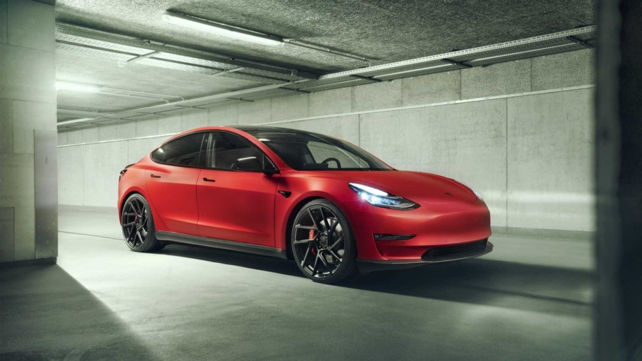 Lo último de Novitec es un Tesla Model 3 con esteroides realmente atractivo