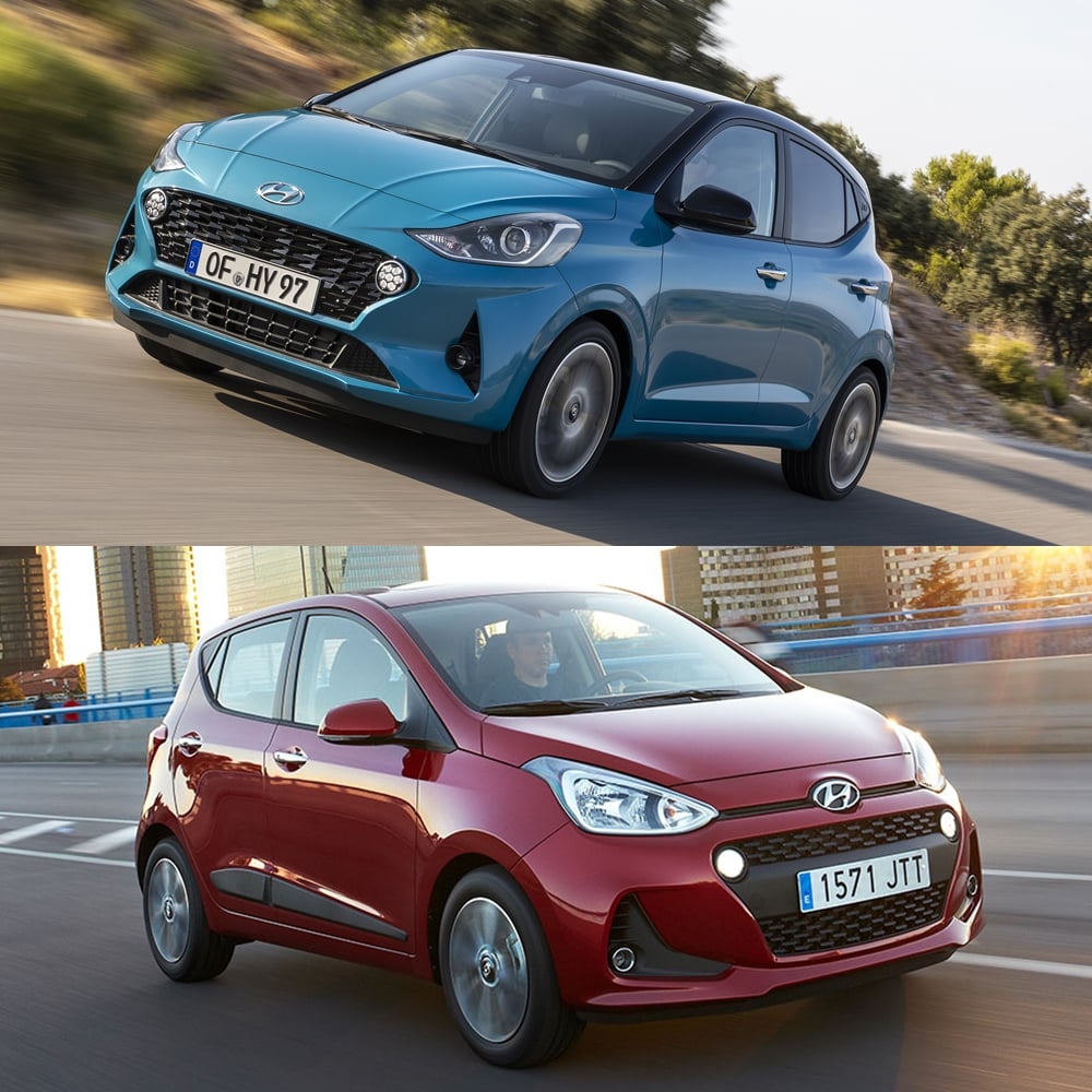 Comparación visual Hyundai i10 2020: Juzga tú mismo cuánto ha cambiado ...