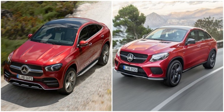 Comparación visual Mercedes-Benz GLE Coupé 2019: Juzga tú mismo cuánto ha cambiado el SUV