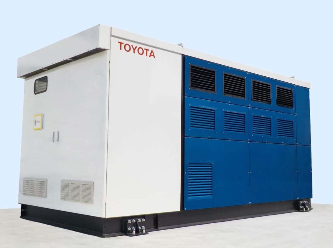 Los ruidosos y apestosos generadores diésel más cerca de su fin: Mira este de Toyota con pila de combustible