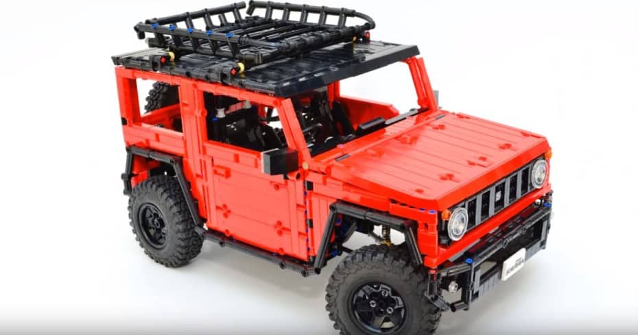 Atento a esta creación de LEGO: El Suzuki Jimny a escala 1:10…