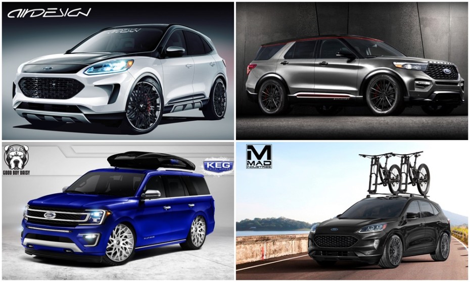 Ford sigue mostrándonos sus propuestas para el SEMA Show: Kuga, Explorer y Expedition