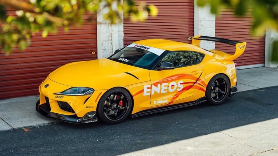 Este es el alerón más grande que has visto en el nuevo Toyota Supra y tiene muy buena pinta