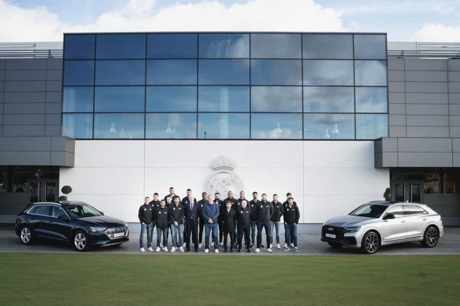 Los jugadores del Real Madrid de Baloncesto ya han recibido sus Audi: Mucho SUV y poco eléctrico