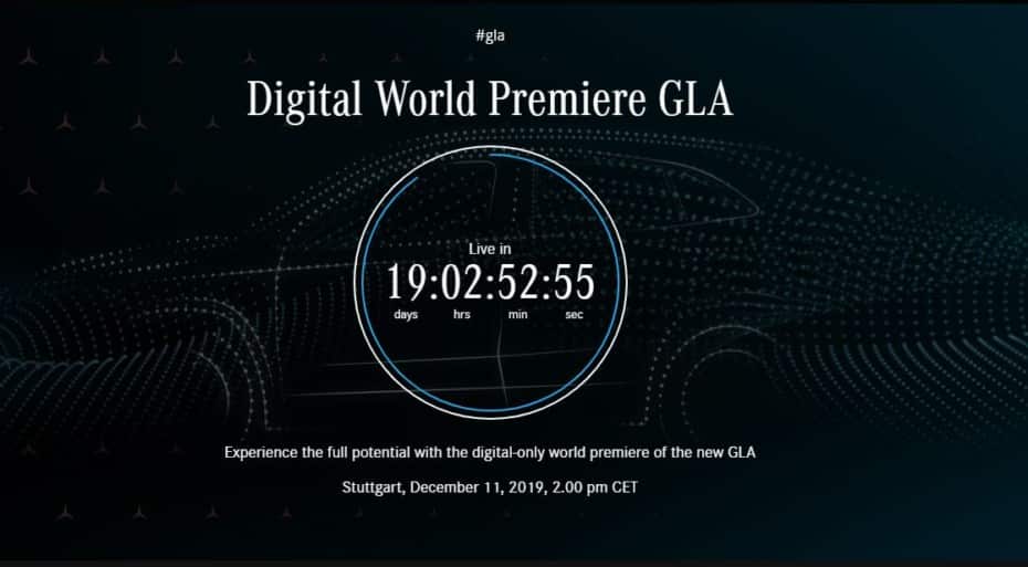 Conoceremos un nuevo Mercedes-Benz GLA el 11 de diciembre: Primeros detalles