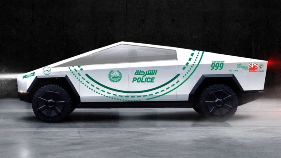 El Tesla Cybertruck se unirá a la flota policial de Dubai