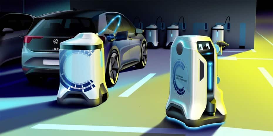 Este robot autónomo que recarga coches eléctricos será la revolución de los aparcamientos